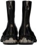 Toga Pulla SSENSE Exclusive Black Embellished Chelsea Boots - Thumbnail 2