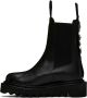 Toga Pulla SSENSE Exclusive Black Leather Chelsea Boots - Thumbnail 3