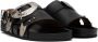 Toga Pulla SSENSE Exclusive Black Oversized Buckle Sandals - Thumbnail 6