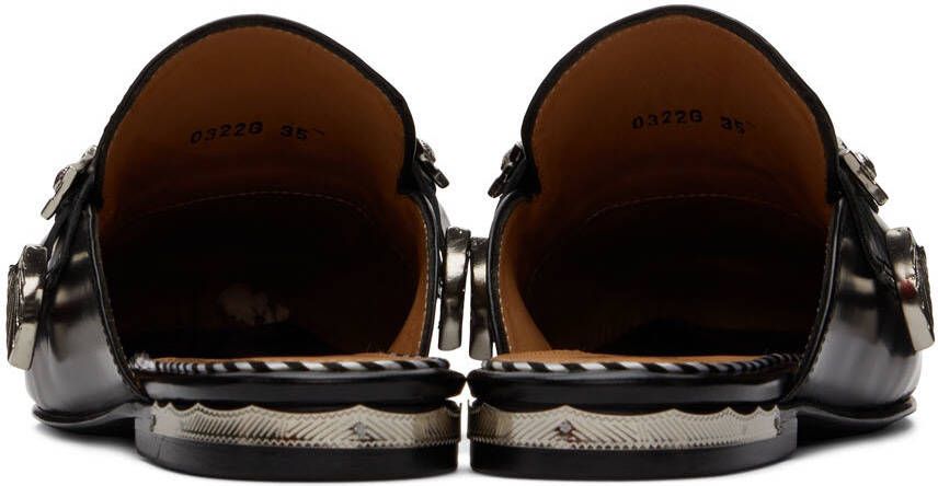 Toga Pulla SSENSE Exclusive Black Loafer Mules
