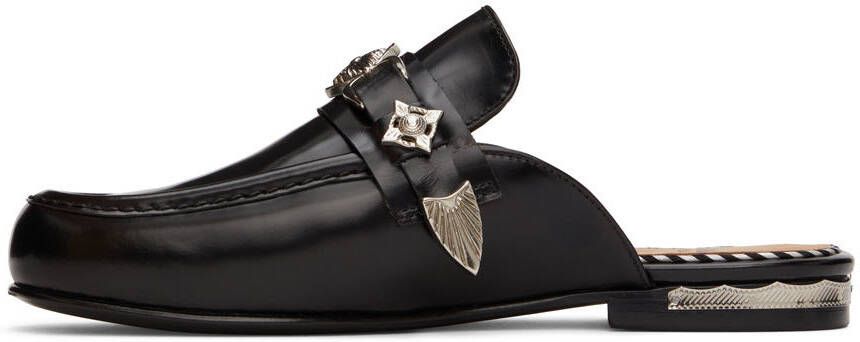 Toga Pulla SSENSE Exclusive Black Loafer Mules