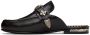Toga Pulla SSENSE Exclusive Black Loafer Mules - Thumbnail 3