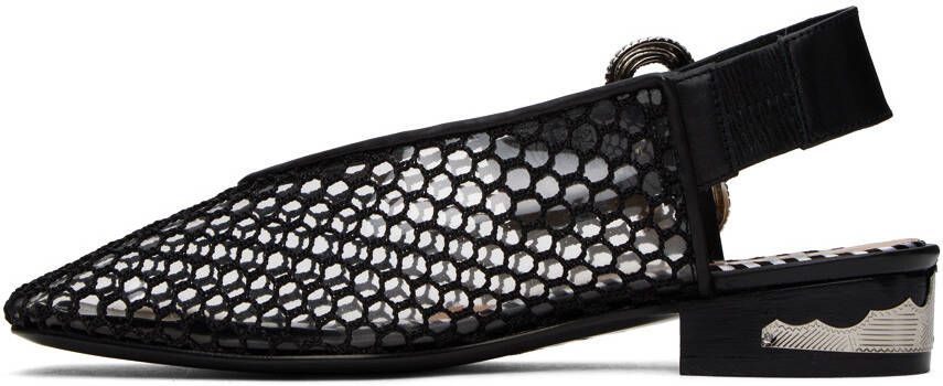 Toga Pulla SSENSE Exclusive Black Pin-Buckle Loafers