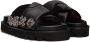 Toga Pulla SSENSE Exclusive Black Platform Flat Sandals - Thumbnail 4