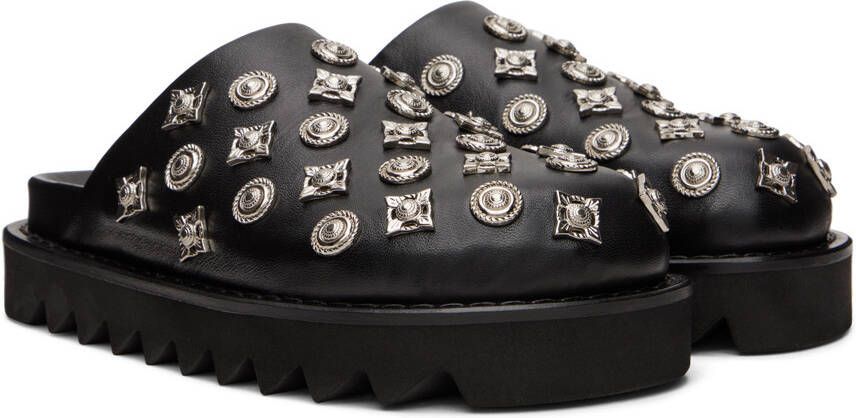 Toga Pulla SSENSE Exclusive Black Sabot Loafers