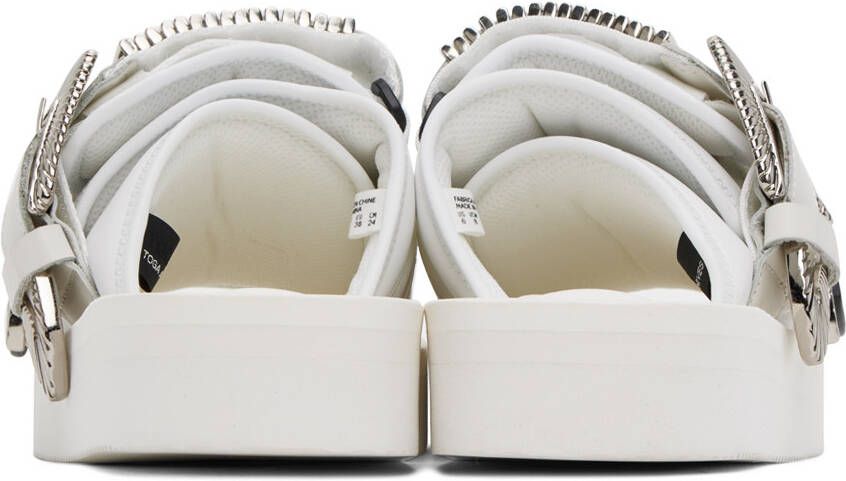 Toga Pulla White Suicoke Edition Moto Sandals
