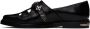 Toga Virilis Black Embellished Buckle Loafers - Thumbnail 3
