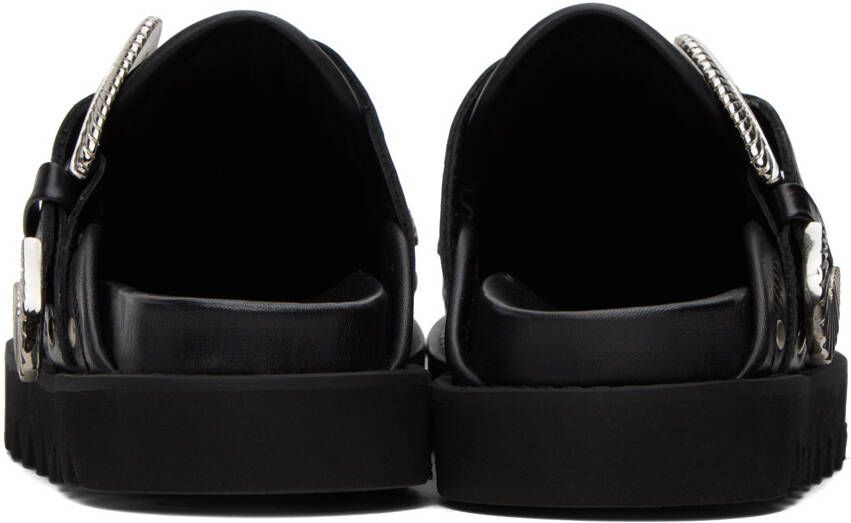 Toga Virilis Black Embellished Loafers