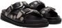 Toga Virilis Black Embellished Sandals - Thumbnail 4