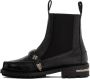 Toga Virilis Black Leather Chelsea Boots - Thumbnail 3