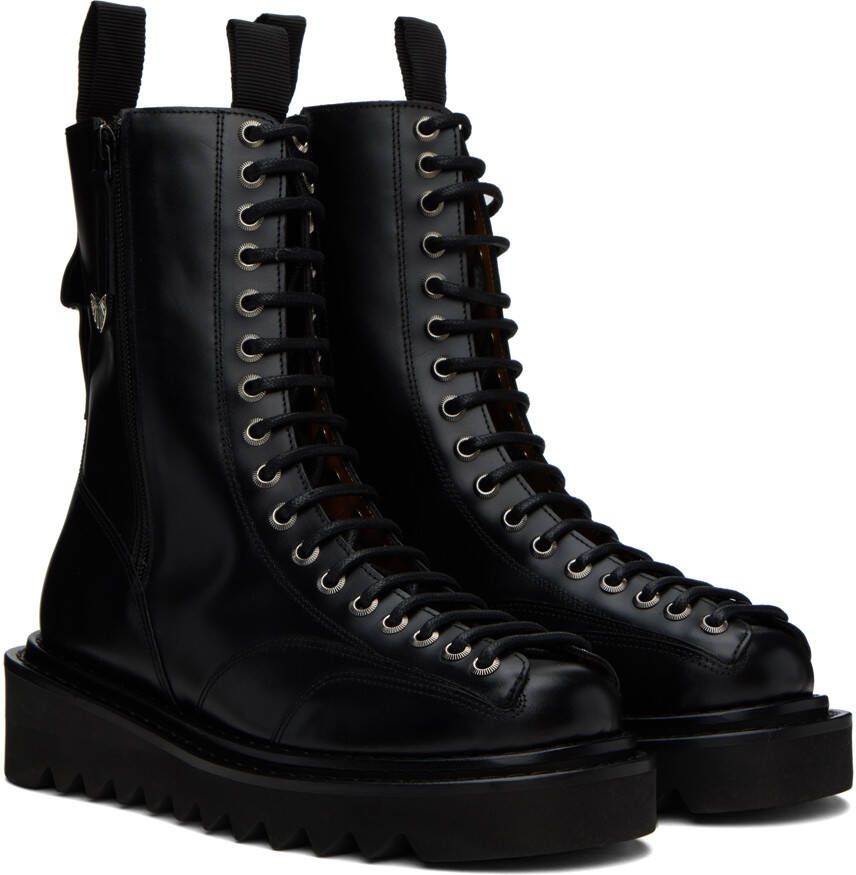 Toga Virilis Black Platform Boots
