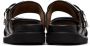 Toga Virilis Black Polished Sandals - Thumbnail 2