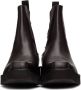 Toga Virilis Brown Leather Chelsea Boots - Thumbnail 2