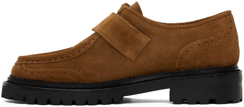 Toga Virilis Brown Pin-Buckle Loafers