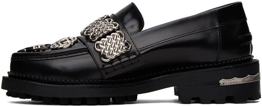 Toga Virilis SSENSE Exclusive Black & White Hard Loafers