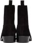 Toga Virilis SSENSE Exclusive Black Embroidered Chelsea Boots - Thumbnail 2