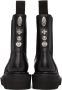 Toga Virilis SSENSE Exclusive Black Hard Leather Chelsea Boots - Thumbnail 2