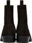 Toga Virilis SSENSE Exclusive Brown Embroidered Chelsea Boots - Thumbnail 2