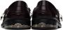 Toga Virilis SSENSE Exclusive Burgundy Polished Loafers - Thumbnail 2