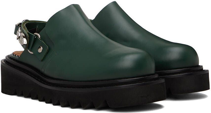 Toga Virilis SSENSE Exclusive Green Loafers