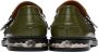 Toga Virilis SSENSE Exclusive Green Polished Loafers - Thumbnail 2