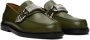 Toga Virilis SSENSE Exclusive Green Polished Loafers - Thumbnail 4