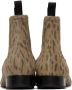 TOM FORD Beige Leopard Chelsea Boots - Thumbnail 2