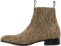 TOM FORD Beige Leopard Chelsea Boots - Thumbnail 3