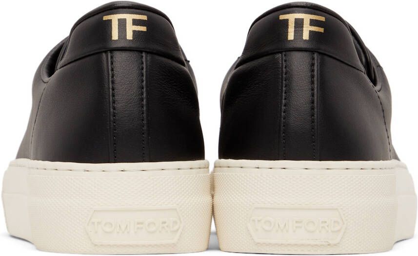 TOM FORD Black Grace Low-Top Sneakers
