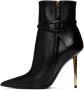 TOM FORD Black Leather Padlock 105 Ankle Boots - Thumbnail 3