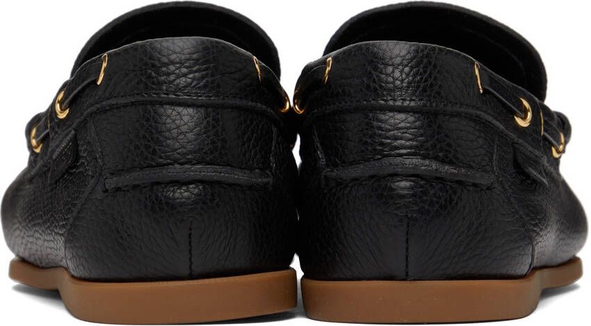 TOM FORD Black Robin Loafers