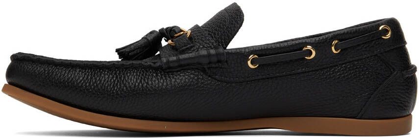 TOM FORD Black Robin Loafers