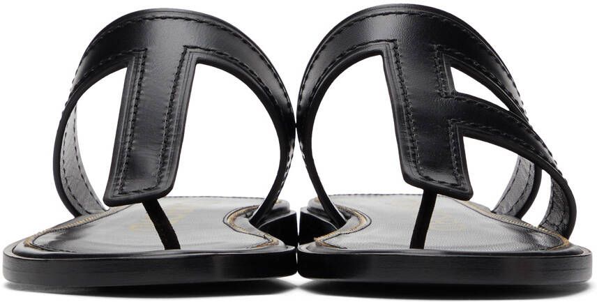 TOM FORD Black Thong Sandals