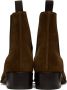 TOM FORD Brown Leather Chelsea Boots - Thumbnail 2