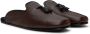 TOM FORD Brown Tassel Loafers - Thumbnail 4