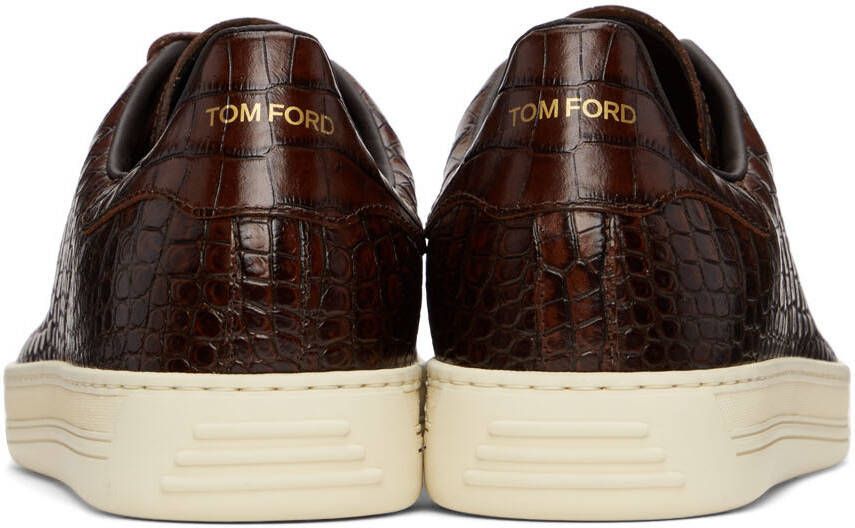 TOM FORD Brown Warwick Sneakers