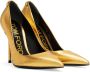 TOM FORD Gold Iconic T Pumps - Thumbnail 4