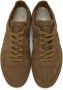 TOM FORD Khaki Suede Radcliffe Sneakers - Thumbnail 5