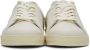 TOM FORD Off-White Grained Leather Warwick Sneakers - Thumbnail 2