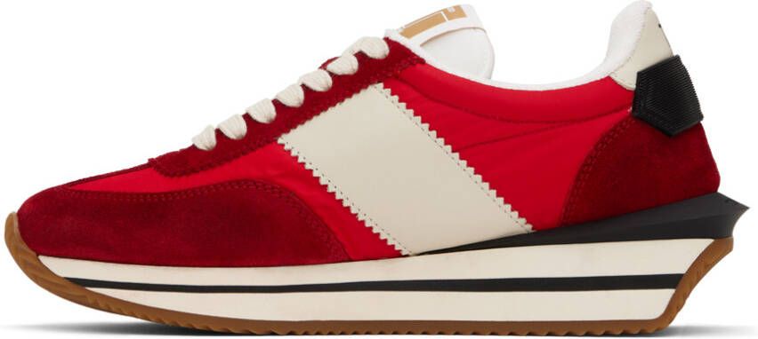 TOM FORD Red James Sneakers