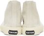 TOM FORD Taupe Cambridge High-Top Sneakers - Thumbnail 4