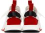 TOM FORD White & Red Jago Sneakers - Thumbnail 2