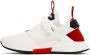 TOM FORD White & Red Jago Sneakers - Thumbnail 3