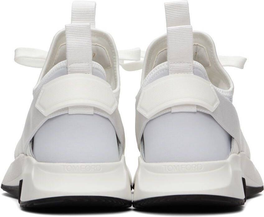 TOM FORD White Jago Low-Top Sneakers