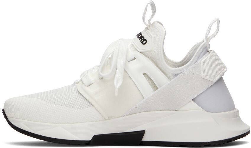 TOM FORD White Jago Low-Top Sneakers