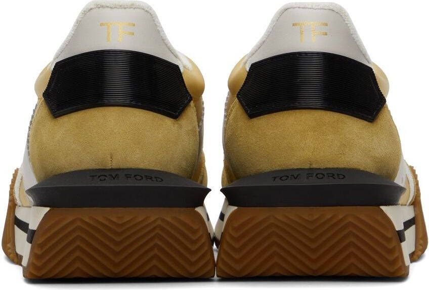 TOM FORD Yellow James Low-Top Sneakers