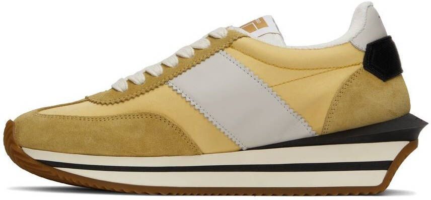 TOM FORD Yellow James Low-Top Sneakers