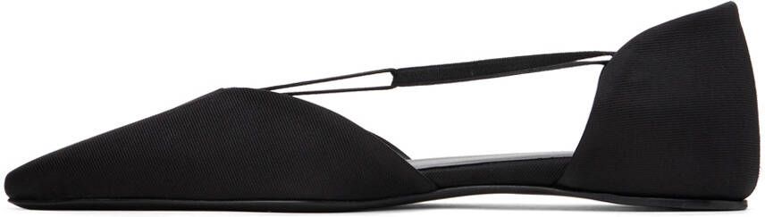 TOTEME Black 'The T-Strap' Loafers
