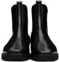 Totême Black Leather Ankle Boots - Thumbnail 2