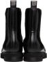 Totême Black Leather Ankle Boots - Thumbnail 4